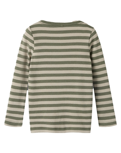 Name it - NMNBanio Langærmet Trøje - Dusty Olive